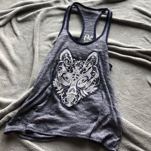 Wolf tank top
